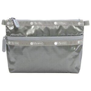 LeSportsac X|[gTbN |[` 7105 COSMETIC CLUTCH MA08 Gunmetal Gray Shine