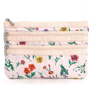 LeSportsac ���X�|�[�g�T�b�N �|�[�` 7158 3 ZIP COSMETIC HD02 Tossed Wildflowers