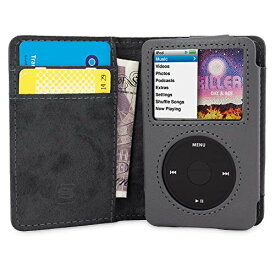 英国Snugg社 iPod Classic 用 手帳型 PUレザーケース - 生涯補償付き （グレー）