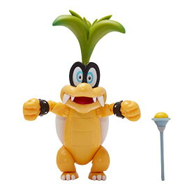 SUPER MARIO Collectible Iggy Koopa 4" Poseable Articulated Action Figure