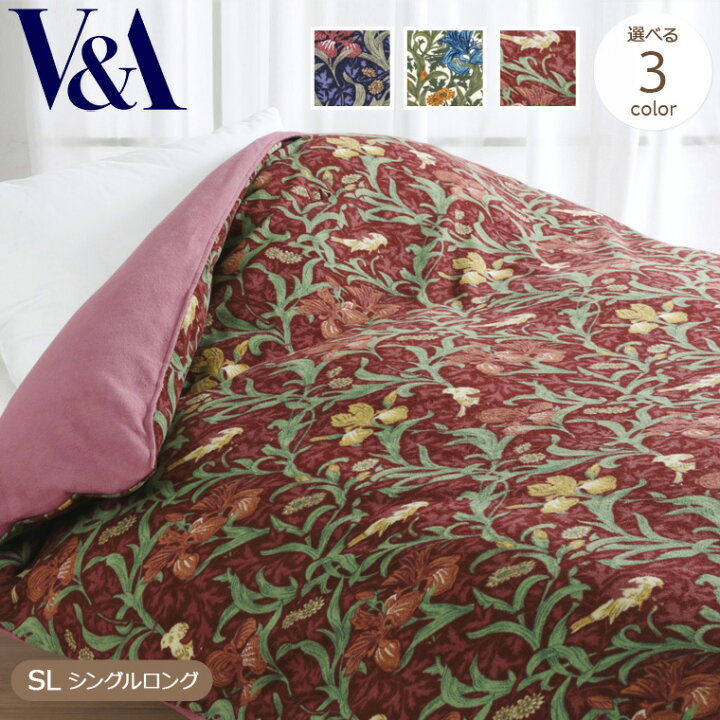 楽天市場】V&A アイリス あったかカバー SL シングルロングサイズ  