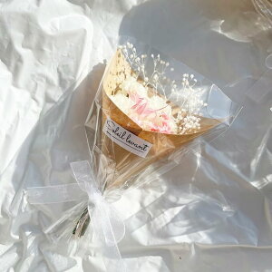 ドライフラワー ミニブーケ 花束 ブーケ ギフト プレゼント ピンク【ひょうご・神戸オンライン物産展】【送料無料】 常温 / お取り寄せ ハンドメイド インテリア 雑貨 通販 お土産 お祝い