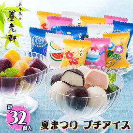 アイス アイスクリーム 京都 養老軒 夏まつり プチアイス 計32個 個包装 A-YN 【送料無料】 / 一口アイス スイーツ 洋菓子 ひとくちアイス チョコアイス お取り寄せ 通販 プレゼント ギフト おすすめ /