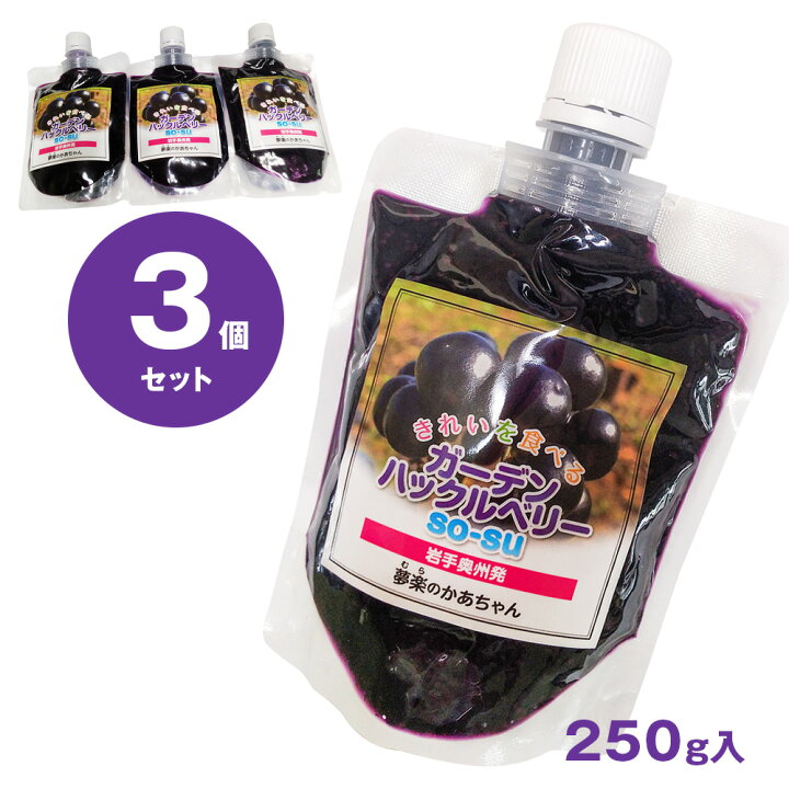 楽天市場 ガーデン ハックルベリー Soーsu パウチ 5本セット 岩手県奥州市産 送料無料 アントシアニン 健康 美容 ジャム ソース 国産 お取り寄せ 通販 お土産 お祝い プレゼント ギフト 母の日 おすすめ わが街とくさん店
