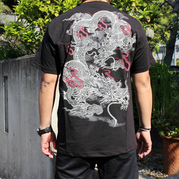 楽天市場】和柄 tシャツ 和柄半袖Tシャツ 和柄刺繍Tシャツ【YH23106 