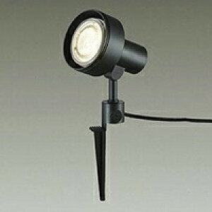 DAIKO LED照明器具 アウトドアスポットライト スパイク式 LEDビームランプタイプ (ランプ別売) 差込プラグ付 防雨形 本体色:黒サテン DOL-3768XB