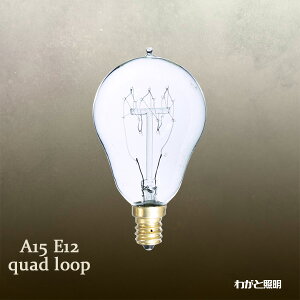 ���@�~�j�G�W�\���o���u�i�G�W�\���d���j�@A15�@E12�@110V�@25W�@Quad loop�@A15 E12 110V 25W QL�@�Ⴀ���y�Ή����i��