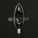 アサヒ　シャンデリア電球　E12口金　クリヤー　40W　C32 E12 100/110V-40W(C)