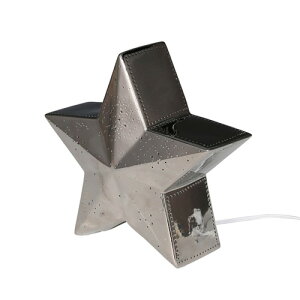 DULTON�@�_���g���@PORCELAIN STAR LIGHT CHROME�@�t���A���C�g�@�f�X�N�����v�@�N���[���@E17�����@�d���R�[�h�@ON/OFF�X�C�b�`�@�����v�ʔ��@CMD-0910CR