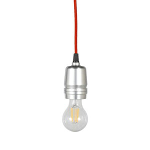 DULTON�@�_���g���@ALUMINUM SOCKET CORD RED�@�y���_���g���C�g�@�\�P�b�g�R�[�h�@���|���V�[�����O�^�C�v�@�A���~�j�E���@���b�h�@LED�d����p�@E26�@�����v�ʔ��@DSZ-0504RD