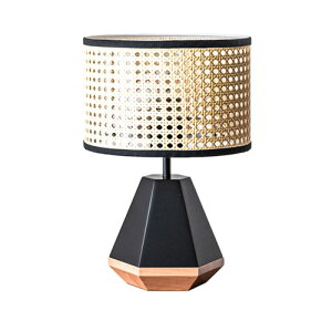 EL COMMUN�@�G���E�R�~���[���@AMPERSAND FACTORY�i�A���p�T���h�t�@�N�g���[�j�@AMP TABLE LAMP FRUSTUM BK�@�e�[�u�����C�g�@�R���Z���g�E���ԃX�C�b�`�t���@�t���X�^���@���^���@E26�@�u���b�N�@����