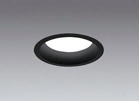 ENDO　LED軒下用浅型ベースダウンライト（高気密SB形）　ナチュラルホワイト　4000K　黒　埋込穴φ125mm　FHT32W／白熱球100W器具相当　拡散　ERD9358B　（ランプ付）