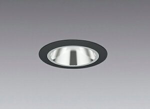 ENDO LEDグレアレス ベースダウンライト 鏡面コーン 12000K−1800K相当 黒 埋込穴φ50mm FHT24W器具相当 広角 SXD1066B (ランプ付・電源別売)