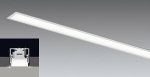 ENDO LEDデザインベースライト リニア50 スリット埋込 L1200タイプ 単体用 40Wタイプ 白 ERK1007W (ランプ別売)