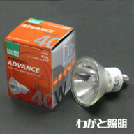USHIO　ダイクロハロゲン　ADVANCE　JDRφ50　40W　中角　【単品】　JDR110V40WLM/KUV-H