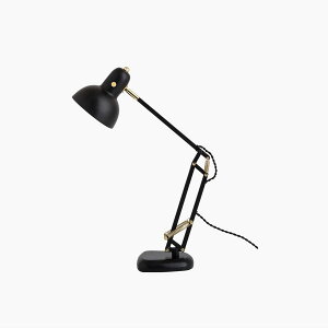HERMOSA�@�n���T�@�f�X�N�����v/�f�X�N���C�g�@CALTON DESK LAMP�i�J�[���g���f�X�N�����v�j�@�x�[�X�^�C�v�@���M�d���t���iE26/40W×1�j�@�d���F�@LED�Ή��@�R���Z���g�^�C�v�@black�i�u���b�N�j