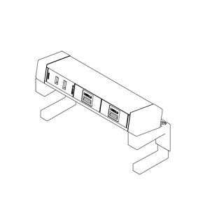 �΍����쏊�@PLA-PART�@G004�@�N�����v���R���Z���g�@3���@�d��/USB-A(���p)/USB-A(���p)�@�R�[�h���F2m�@15A�@125V�@�ő�F1500W�@���@G004-3-EAA-B
