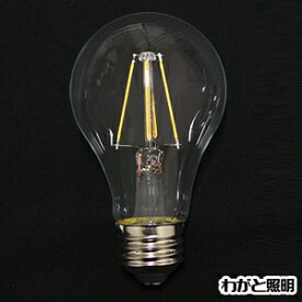 アイリスオーヤマ　エコハイルクス　LED電球　LEDフィラメント電球　一般電球形　クリアタイプ　調光器対応　一般電球60形相当(60W形相当)　全光束810lm　電球色相当　E26口金　全方向タイプ　LDA7L-G/D-FC