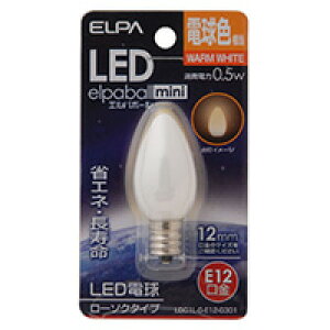 ELPA�@�G���p�{�[���@LED�d���@LED�����d���@���[�\�N�^�C�v�@�z���C�g�i���j�@0�D5W�@�d���F�����@E12�����@15lm�@LDC1L-G-E12-G301