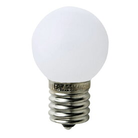 ELPA　エルパボール　LED電球　LED装飾電球　ミニボール電球形　E17　G30（外径30mm）　ホワイト（白）　電球色相当　1．2W　45lm　LDG1L-G-E17-G241