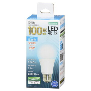 �I�[���d�@�@LED�d���@��ʓd���`�@�S�����^�C�v�@�z���p260�x�@�����F�@����d��11W�@��ʓd��100W�`�����@�S����1560lm�@E26�����@���`���Ή��@LDA11D-G AG52(06-3296)