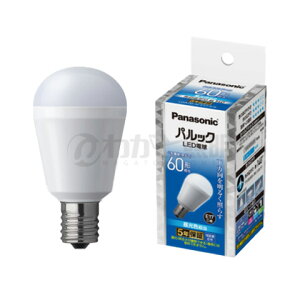 パナソニック パルックLED電球 ミニクリプトン形(小形電球タイプ) 下方向を照らすタイプ 小形電球60形相当(60W形相当) 760lm 6.9W E17 6500K 昼光色相当 LDA7D-H-E17/S/6