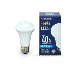 アイリスオーヤマ　エコハイルクス　LED電球　レフランプ形　一般電球40形相当(40W形相当)　全光束485lm　5．6W　人感センサー付　昼白色相当　E26口金　LDR6NHSE25