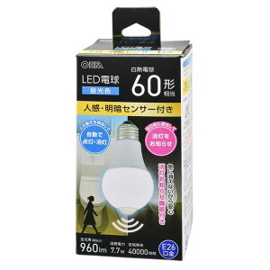 �I�[���d�@�@LED�d���@��ʓd���`�@�l�����ÃZ���T�[�t���@60�`�����@60W�`�@�����F�@E26�����@960lm�@�����p�@�����_���@���������@LDA8D-G R52�i06-4788�j
