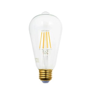 SWAN�@LED SWAN BULB�@EDISON�@40W�`�����@E26�@4W�@460lm�@�N���A�@2200K�@�����Ή��@SWB-LDF4L-ST64-22B
