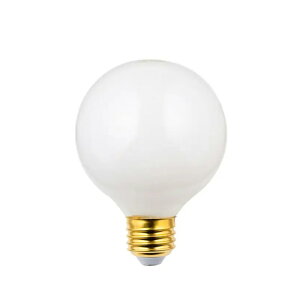 SWAN�@LED SWAN BULB�@BALL�@G80�@�{�[���d���`�@40W�`�����@E26�@4W�@430lm�@�z���C�g�@2400K�@�����Ή��@SWB-LDG4L-G80-W24H