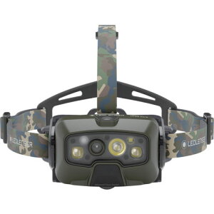 LEDLENSER�@LED�w�b�h���C�g�@HF�V���[�Y�@HF8R Core RGB CAMO�@�[�d���@IP68�@�ő�1600lm�@5200K�`6200K�@��p�[�d�r�����@503089