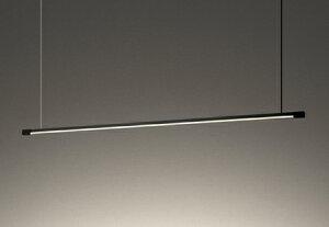 ODELIC シャンデリア LED一体型 埋込穴φ75mm 長さ1510mm FLR40W相当 調光 電球色2700K 黒色(ブラック) OC257234