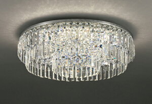 ODELIC シャンデリア 簡易取付 引掛シーリング 電球色〜昼光色 〜12畳 R15高演色LED コネクテッドライティング LED一体型 OC257135BCR