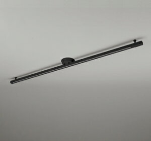 ODELIC 簡易ライティングダクトレール LED専用 全長1605mm 簡易取付A 引掛シーリング 片側300mmスライド可能 黒(ブラック) OA253496