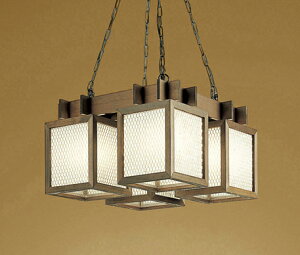 ODELIC 和風照明 ペンダントライト 直付 高演色LED 〜4.5畳 LEDランプ付 4灯 非調光 電球色2700K OC114245LR1