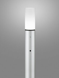 ODELIC エクステリアライト ガーデンライト(庭園灯) ポールライト 防雨型 高演色LED・地上高1000mm 明暗センサー付 LEDランプ付 白熱灯器具60W相当 昼白色5000K マットシルバー OG