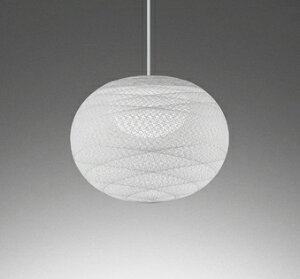 ODELIC 和風照明 ペンダントライト 直付 高演色LED LEDランプ付 白熱灯器具60W相当 非調光 昼白色5000K 白(ホワイト) OP252929NR