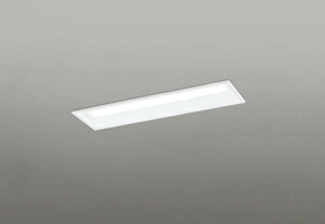 ODELIC LEDベースライト 埋込 下面開放型 温白色 FL20W相当 高演色 LEDユニット付き XD504013R1D
