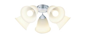 パナソニック　シーリングファン用シャンデリア　シーリングファン専用　LED電球一般電球タイプ12．9W（100W形相当　E26口金　電球色）×5灯　−14畳用　(ランプ付き)　本体シルバーメタリック　SPL5541K