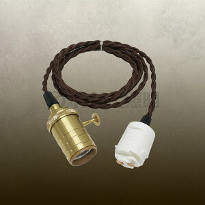 @cCXgR[hgy_g@_Ng[p@vO^Cv@^JiS[hj@vʔ@E26@60W܂Ł@R[h170cm@TwistedCord Pendant Rail E26 170cm@ႠyΉi