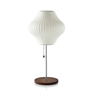 ���C�����t�@�j�`���[�@HermanMiller�i�n�[�}���~���[�j�@NELSON BUBBLE LAMP(�l���\���E�o�u�������v)�@NELSON PEAR LOTUS WALNUT TABLE�@�e�[�u���X�^���h�@�v���X�C�b�`�t���@�����v�ʔ�(E26 100W×1)�@E12�i