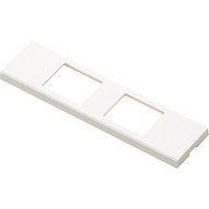 スガツネ　LAMP　コンセントプレート　DMF-EP型　ABS樹脂タイプ　ホワイト　2口　DMF2-EP-WT