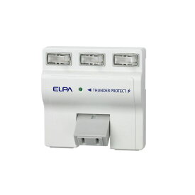 ELPA　耐雷サージ機能付スイングタップ　3個口　個別スイッチ　AS500BW