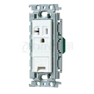 �p�i�\�j�b�N�@�R�X���V���[�Y���C�h21�@15A�E20A���p�@�����A�[�X�^�[�~�i���t�ڒn�R���Z���g�@�≏�g�@20A�@125V�@�z���C�g�@WTF19314WK