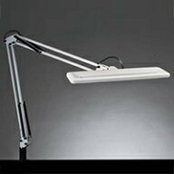 yamada　LEDデスクスタンド　Zライト LED一体型　白熱灯80W相当　クランプ式　無段階調光　昼白色　本体…