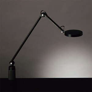 yamada LEDデスクスタンド Zライト 白熱灯60W相当 高演色 光色:昼白色(5000K) LED一体型 クランプタイプ 本体色:ブラック(黒) Z-W3000B