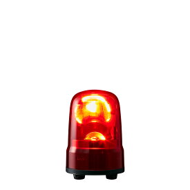 パトライト　LED回転灯（ブラシレスモータ） SK　DC12〜24V　2．9W　φ80mm　レッド（赤色）　キャブタイヤコード　SKS-M1J-R