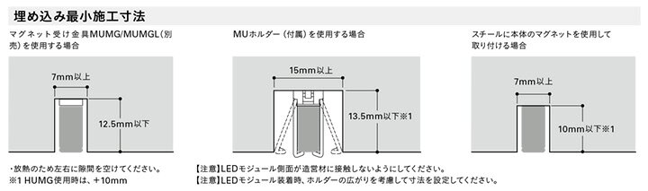 楽天市場】DNライティング LED棚照明器具 棚下・間接照明用LEDモジュール MU-LED 電源装置別売 極細 本体834mm 温白色 3500K MU-LED834WW-MG ※受注生産品 : わがと照明