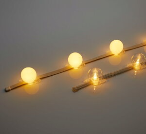 TOKISTAR�@�����Ɩ��@T�V���[�Y�@TAPELIGHT GLOBE�@�g�L���b�Y�W���@���O�E�������p�@IP65�@��_�^�C�v�@DC8V�@�R�[�h�F:�z���C�g�@�����v�s�b�`:100mm�@�ő咷��:29.5m�@�����d���ʔ��@LSW-100-WP-G45 ��