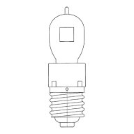 東芝　スタジオ用ハロゲン電球(モーガルタイプ)　E39口金　100V　1000W　AL-HG-1KW.B.H